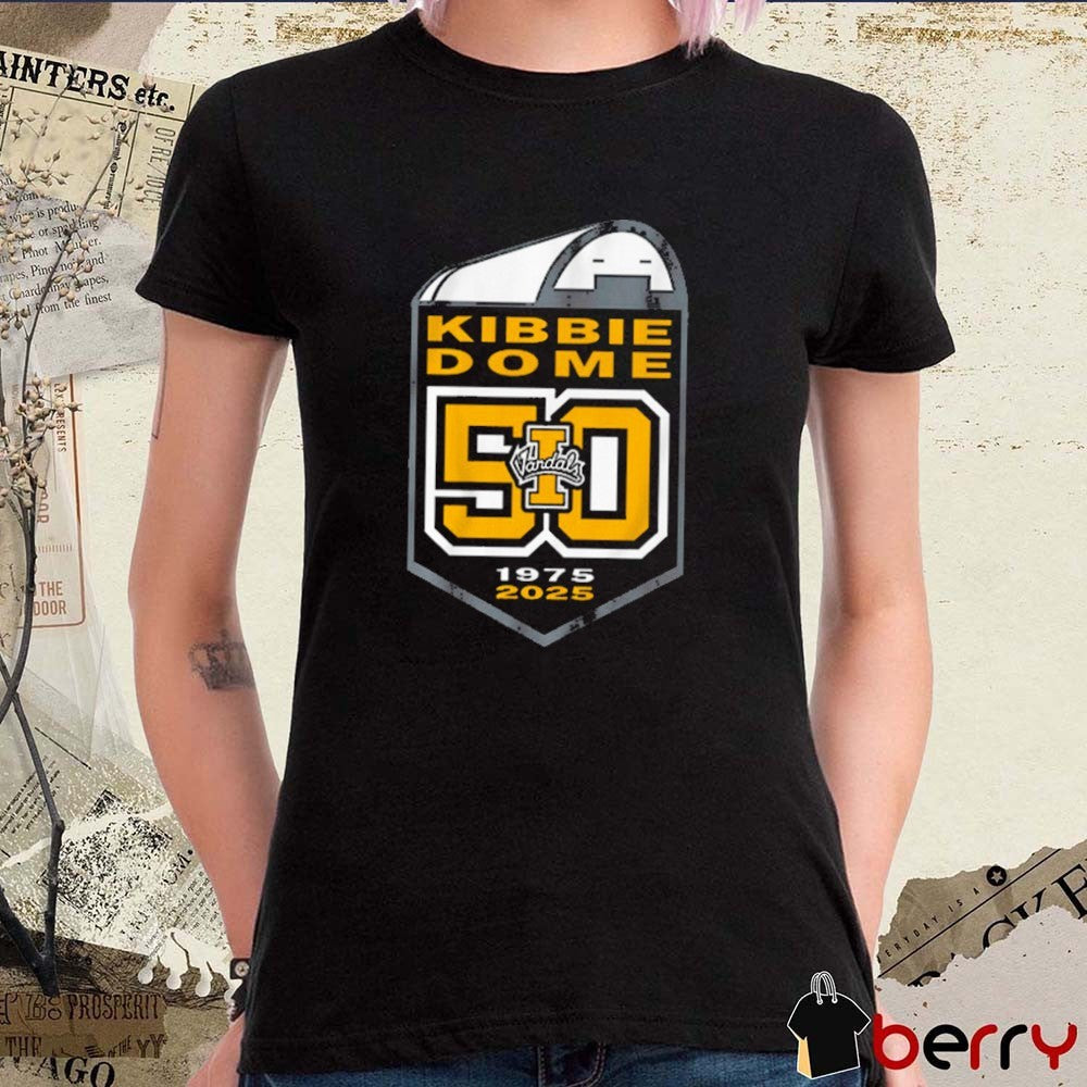 Idaho Vandals Football NCAA Kibbie Dome 50th Anniversary 1975-2025 t-shirt