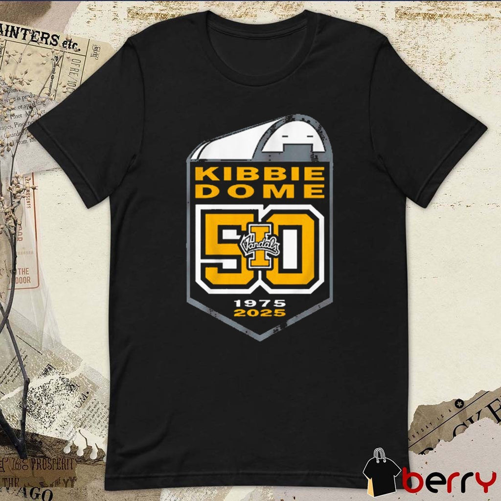 Idaho Vandals Football NCAA Kibbie Dome 50th Anniversary 1975-2025 t-shirt