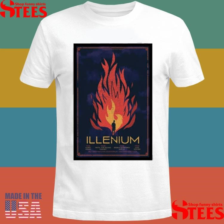 Illenium Bill Graham Civic Auditorium July 11, 12, 18, 19, 2025 San Francisco, Ca Shirts