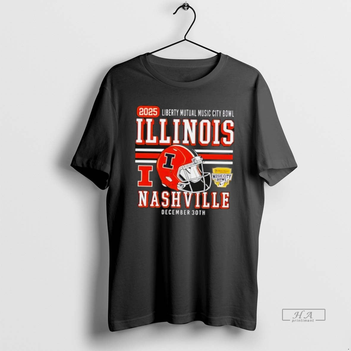 Official Illinois Fighting Illini Football 2025 Liberty Mutual Music City T-Shirts, Hoodie, Sweatshirt | CiraTrend.com