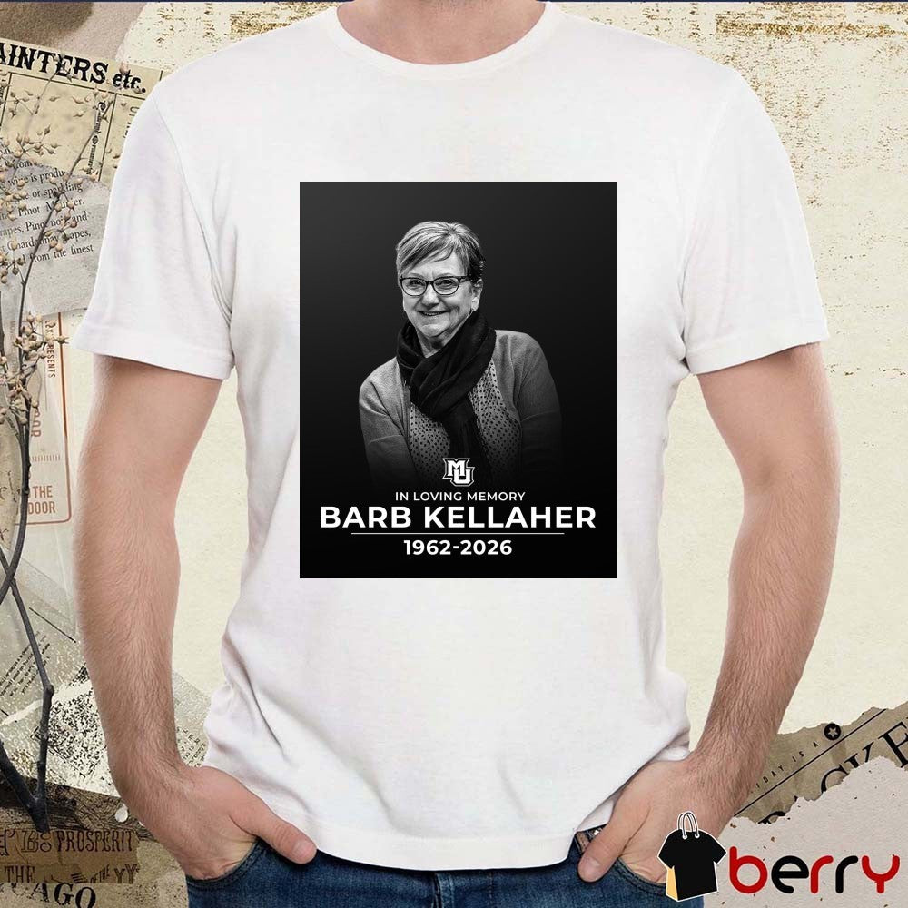 In Loving Memory Barb Kellaher 1962 – 2026 Marquette Basketball Poster t-shirt