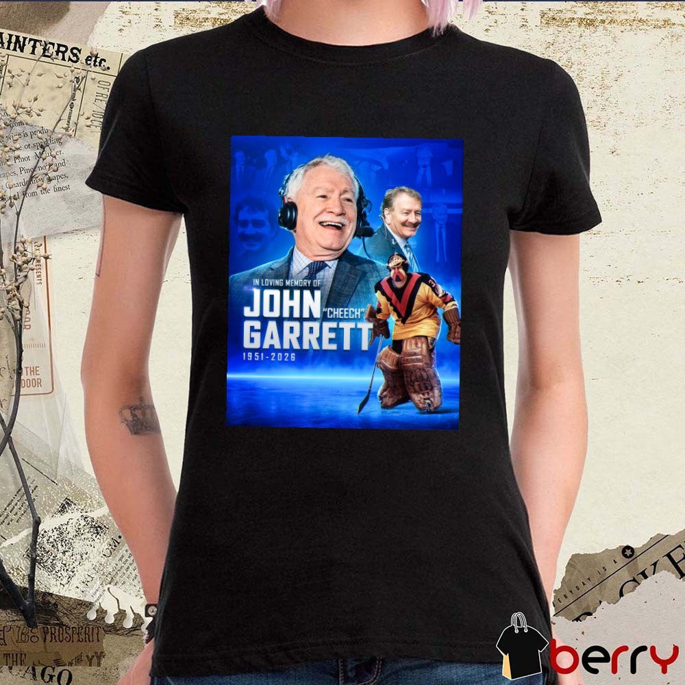 In Loving Memory Of John Cheech Garrett 1951 – 2026 Vancouver Canucks Poster t-shirt