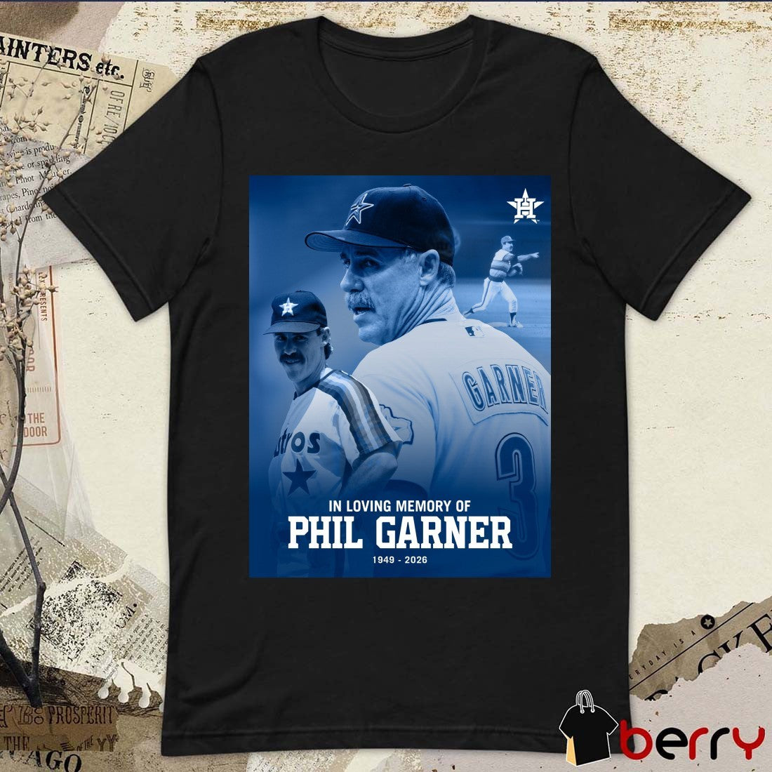 In Loving Memory Of Phil Garner 1949 – 2026 Houston Astros Poster t-shirt