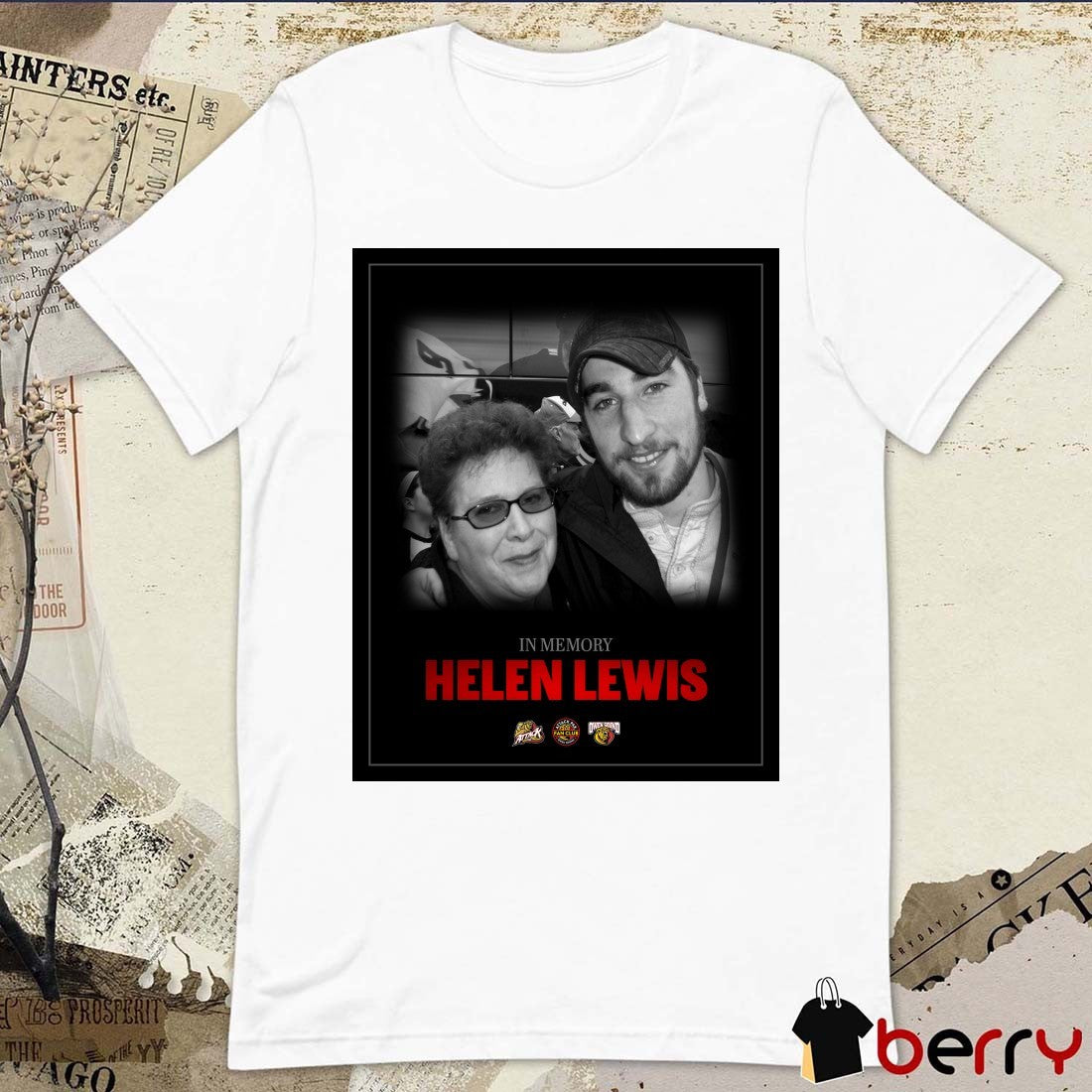 In Memory Attack Pak Fan Club President Helen Lewis Owen Sound Attack Poster t-shirt