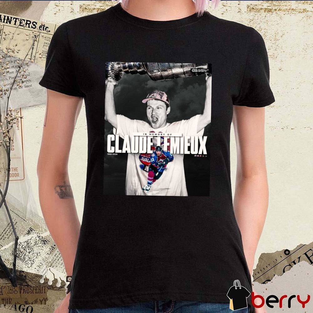 In Memory Of Claude Lemieux 1965 – 2026 Guerilla Sports Poster t-shirt