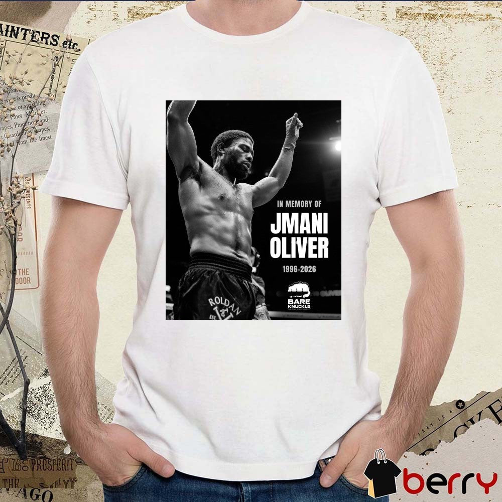 In Memory Of Jmani Oliver 1996 – 2026 Bare Knuckle Poster t-shirt