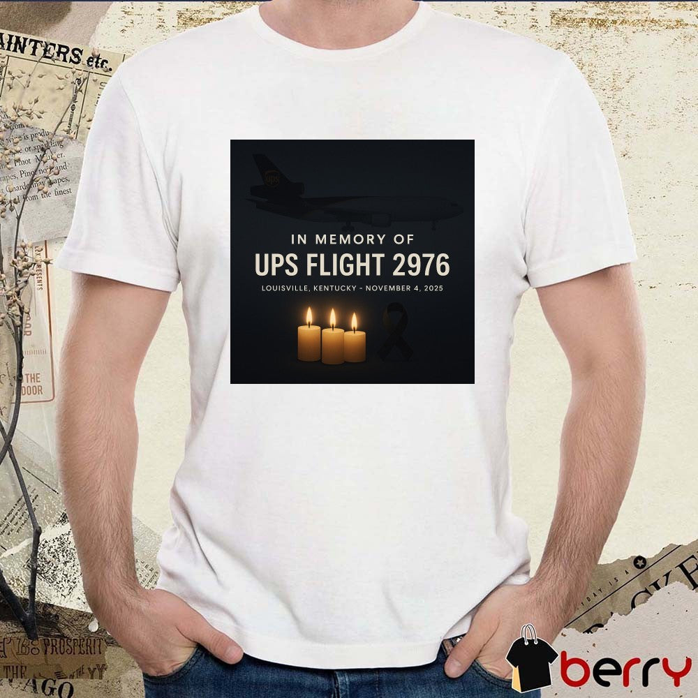 In Memory Of UPS Flight 2976 Louisville, Kentucky on November 4, 2025 Poster t-shirt