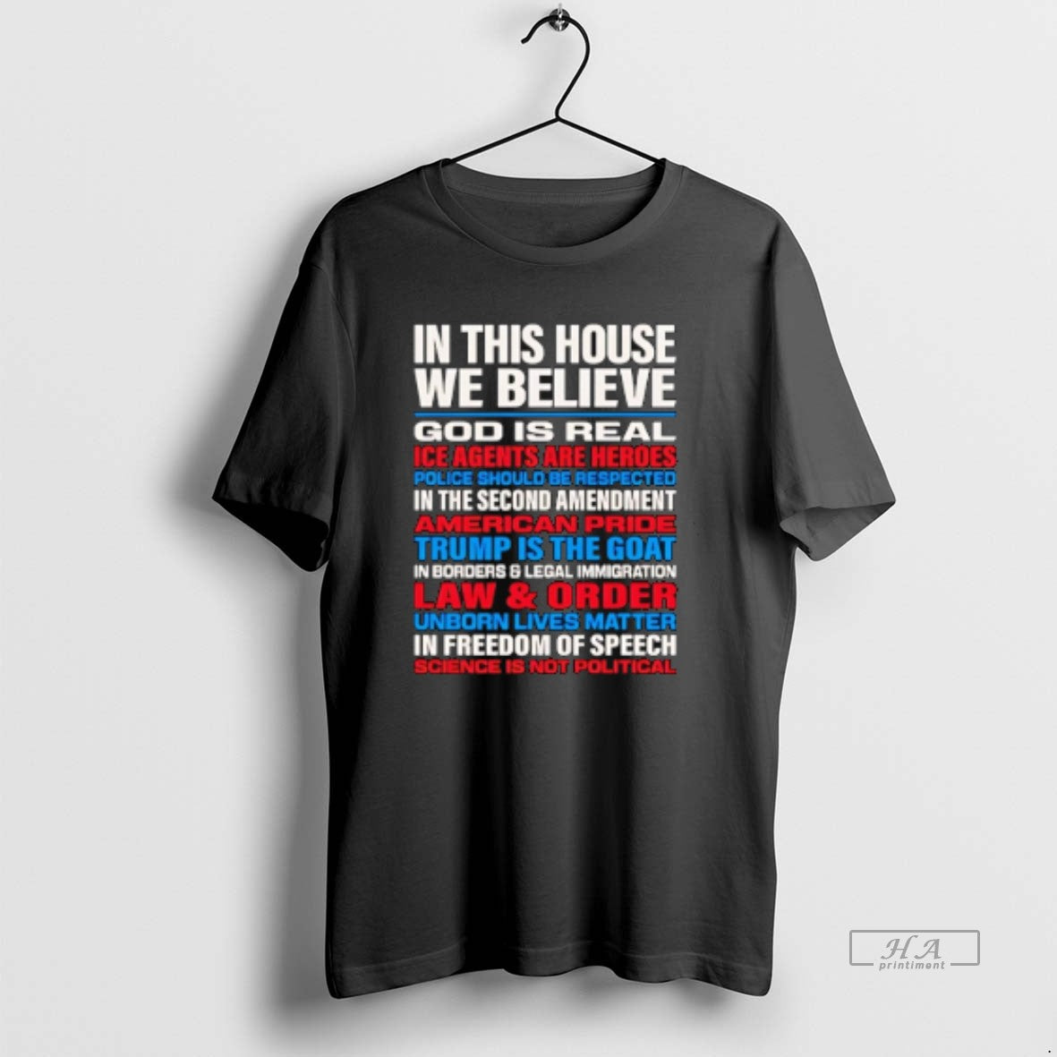 Official In This House We Believe God Is Real T-Shirts, Hoodie, Sweatshirt | CiraTrend.com