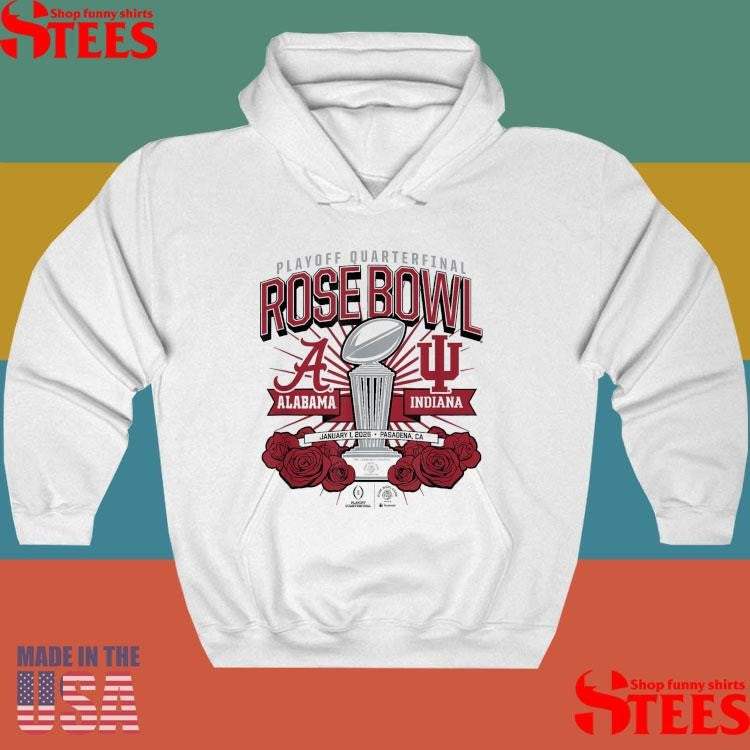 Indiana And Alabama Rose Bowl Game Matchup 2025 Cfp T-shirt