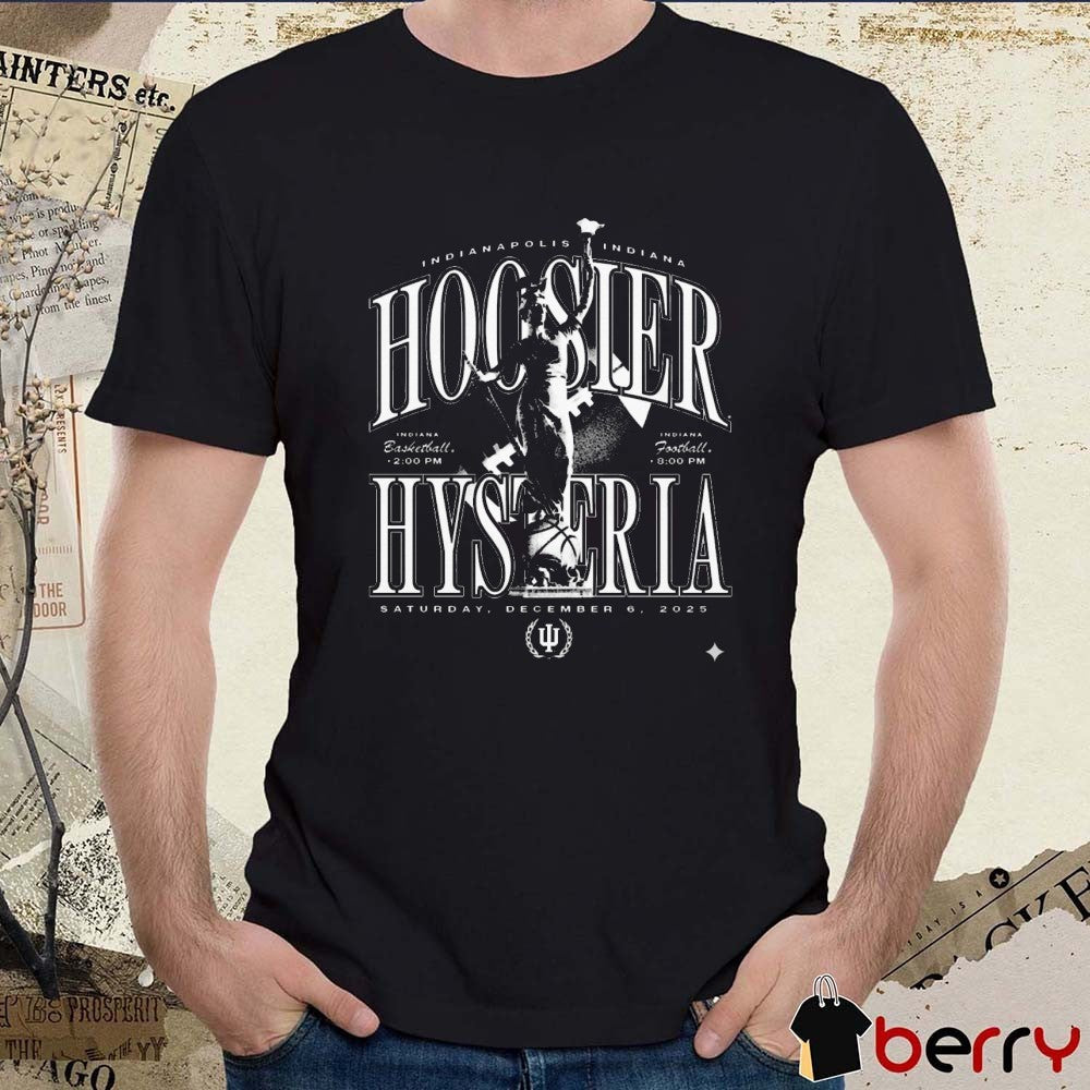Indiana Basketball Hoosier Hysteria December 6, 2025 Indianapolis, IN t-shirt
