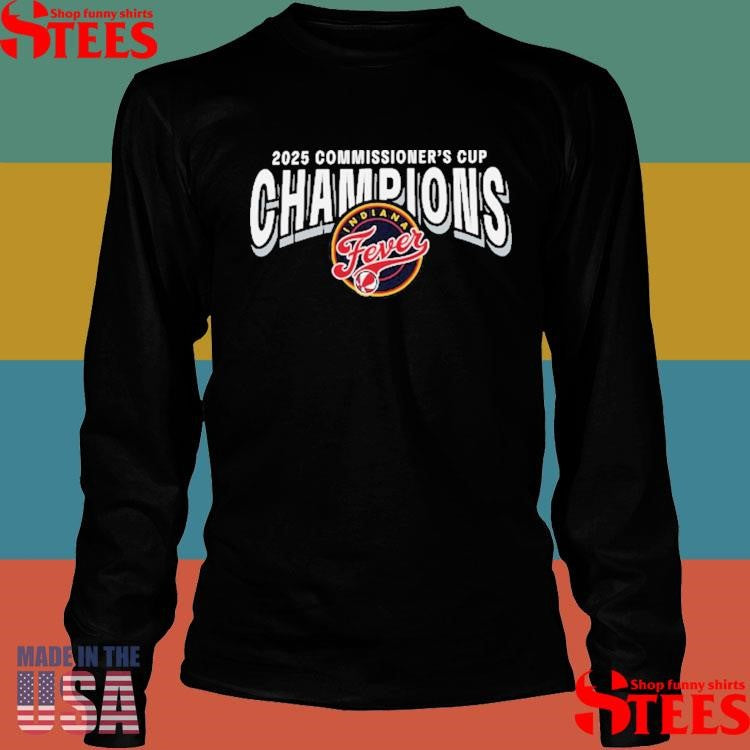 Indiana Fever Era 2025 WNBA Commissioner’s Cup Champions T-Shirt