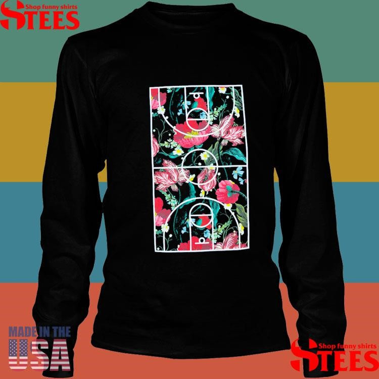 Indiana Fever Floral Court T-shirt