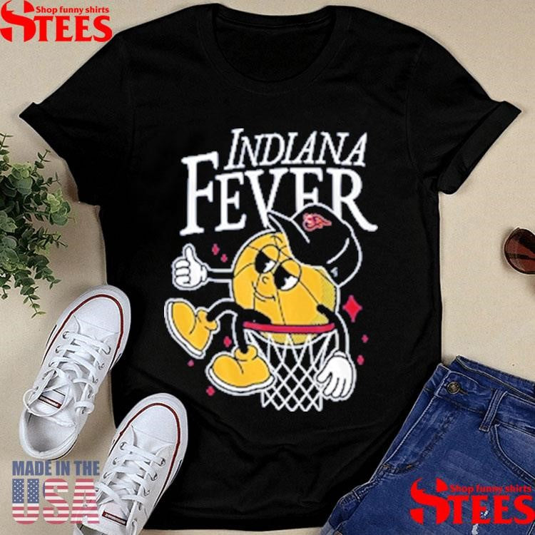 Indiana Fever New Era Old School Sport Enzyme Shirts
