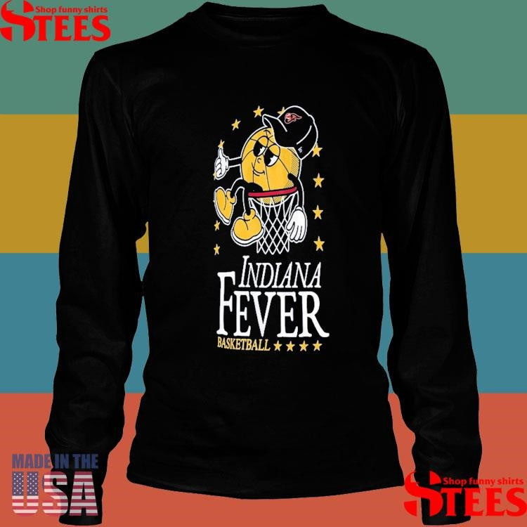 Indiana Fever New Era Old School Sport Enzyme Wash Oversized Shirts