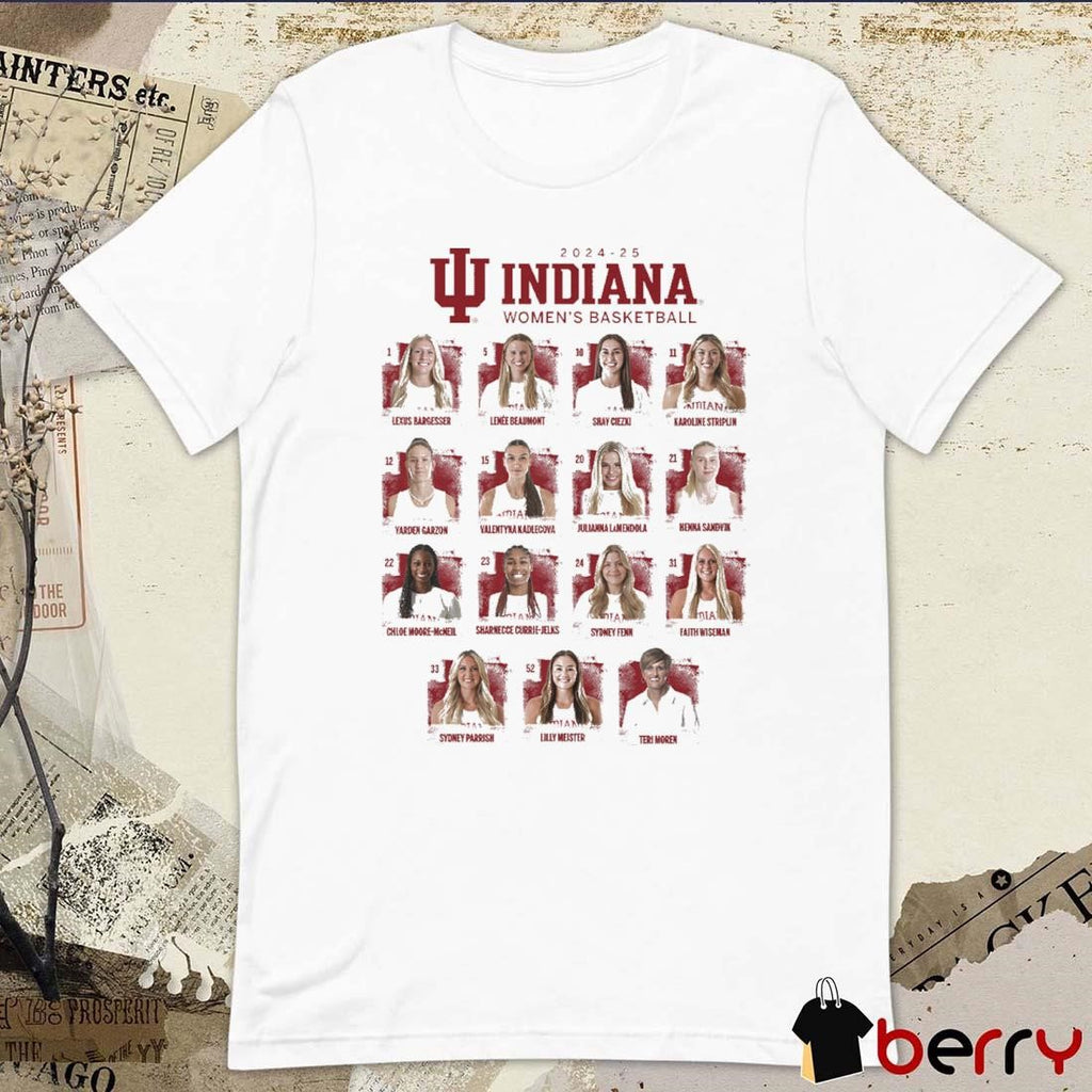 Indiana Women’s Basketball Floating Heads 2024-25 t-shirt