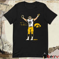 Iowa Hawkeyes Football NCAA George Kittle Superstar Pose Signature t-shirt