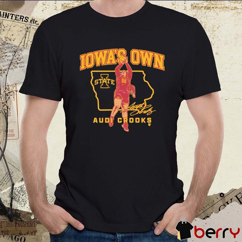 Iowa State Cyclones Basketball Iowa’s Own Audi Crooks State Star Signature t-shirt