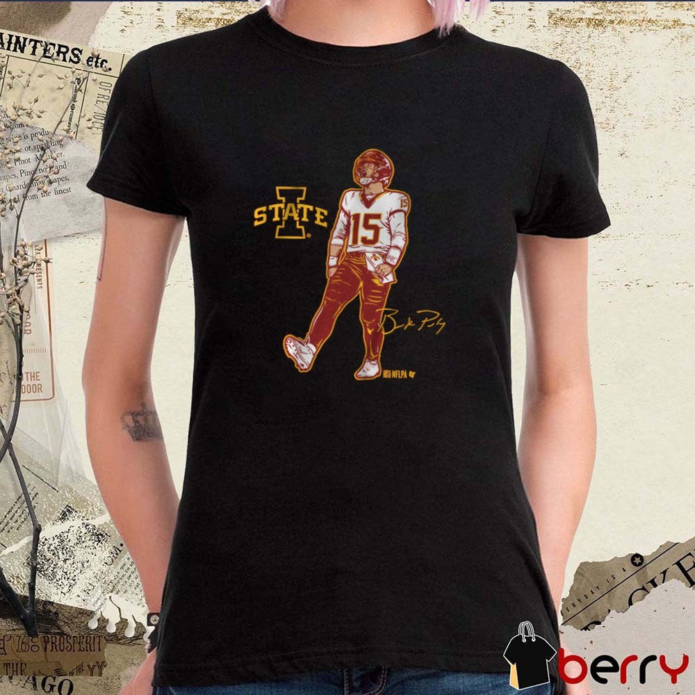 Iowa State Cyclones Football NCAA Brock Purdy Superstar Pose Signature t-shirt