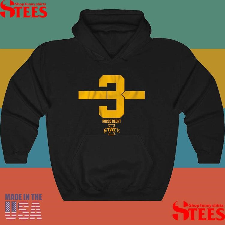 Iowa State Football Rocco Becht Number Stripe Shirts