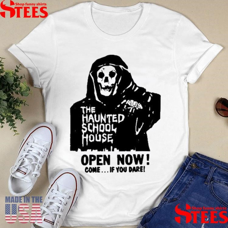Iron Fortress Records The Haunted School House Horror Movie T-shirt