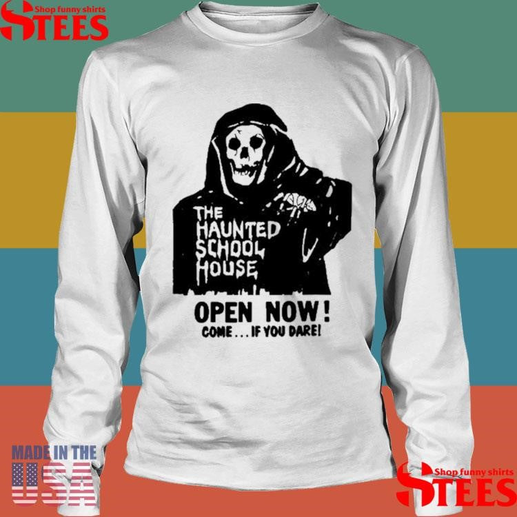 Iron Fortress Records The Haunted School House Horror Movie T-shirt