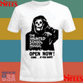 Iron Fortress Records The Haunted School House Horror Movie T-shirt