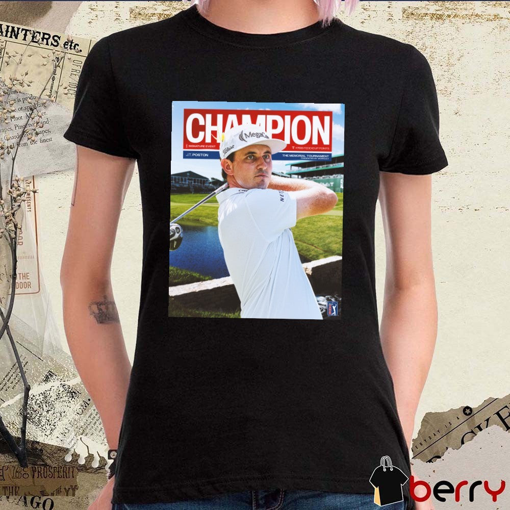J.T. Poston Champion 2026 The Memorial Tournament PGA Tour Poster t-shirt