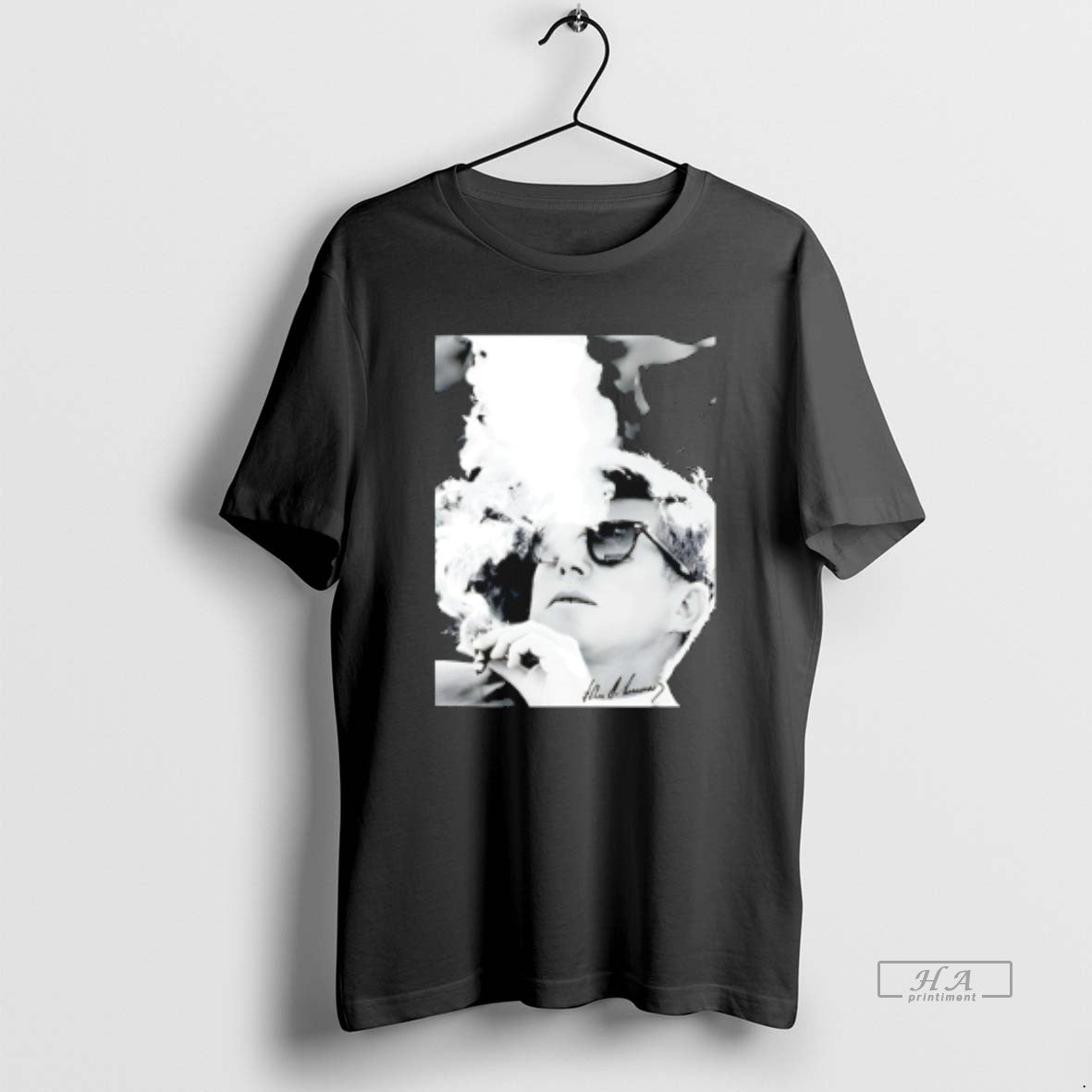 Official Jfk Smoke Graphic Signature T-Shirts, Hoodie, Sweatshirt | CiraTrend.com