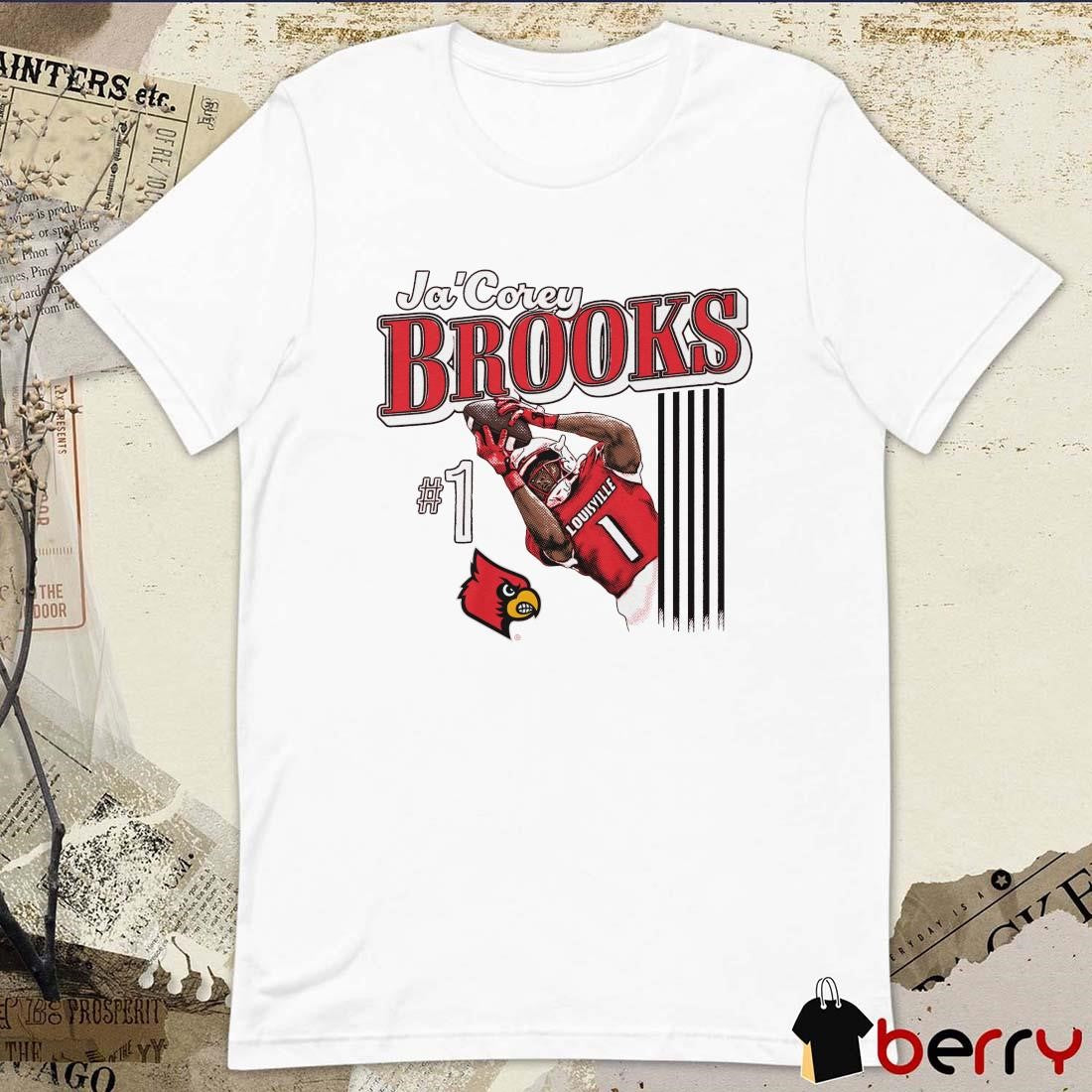 Ja’Corey Brooks 1 Louisville Cardinals Illustrated t-shirt