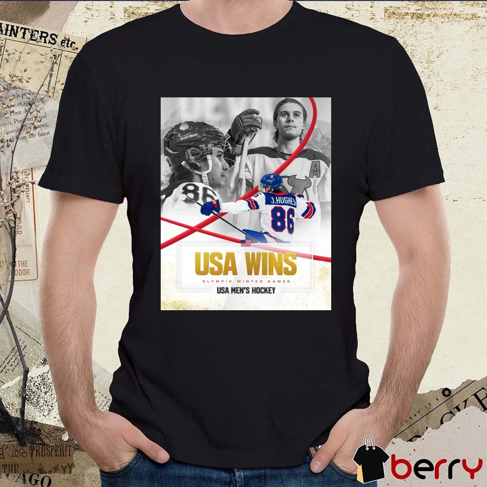 Jack Hughes Our Golden Boy Our Golden Star USA Wins 2026 Olympic Winter Games Usa Men’s Hockey t-shirt