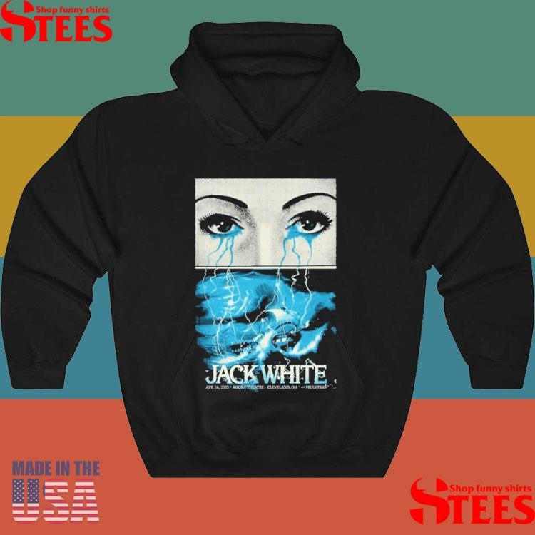 Jack White At Agora Theatre In Cleveland, Oh On Apr 16 2025 Tour Shirts