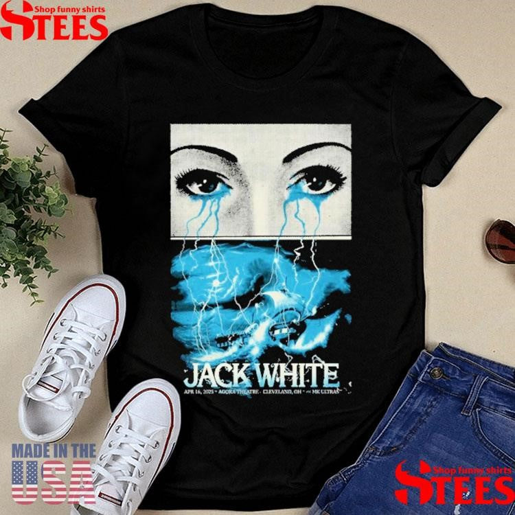 Jack White At Agora Theatre In Cleveland, Oh On Apr 16 2025 Tour Shirts