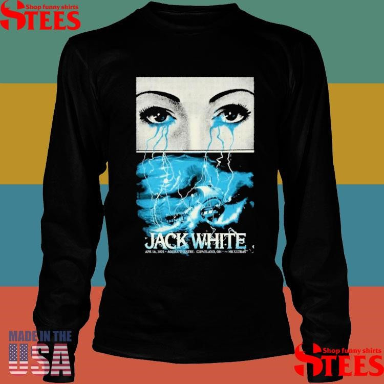 Jack White At Agora Theatre In Cleveland, Oh On Apr 16 2025 Tour Shirts