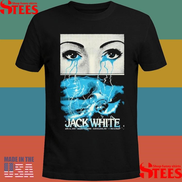 Jack White At Agora Theatre In Cleveland, Oh On Apr 16 2025 Tour Shirts