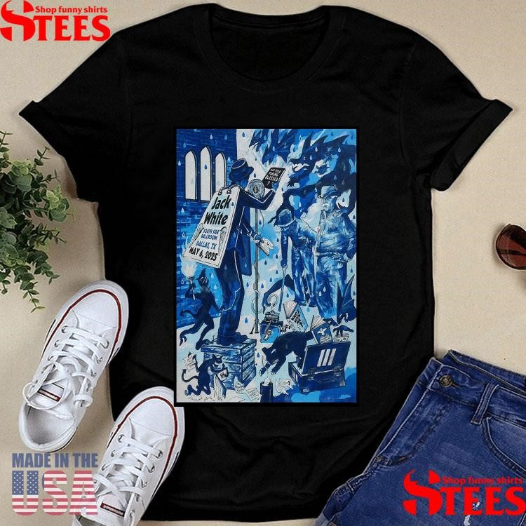 Jack White At South Side Ballroom In Dallas, Tx On May 6 2025 Tour Shirts