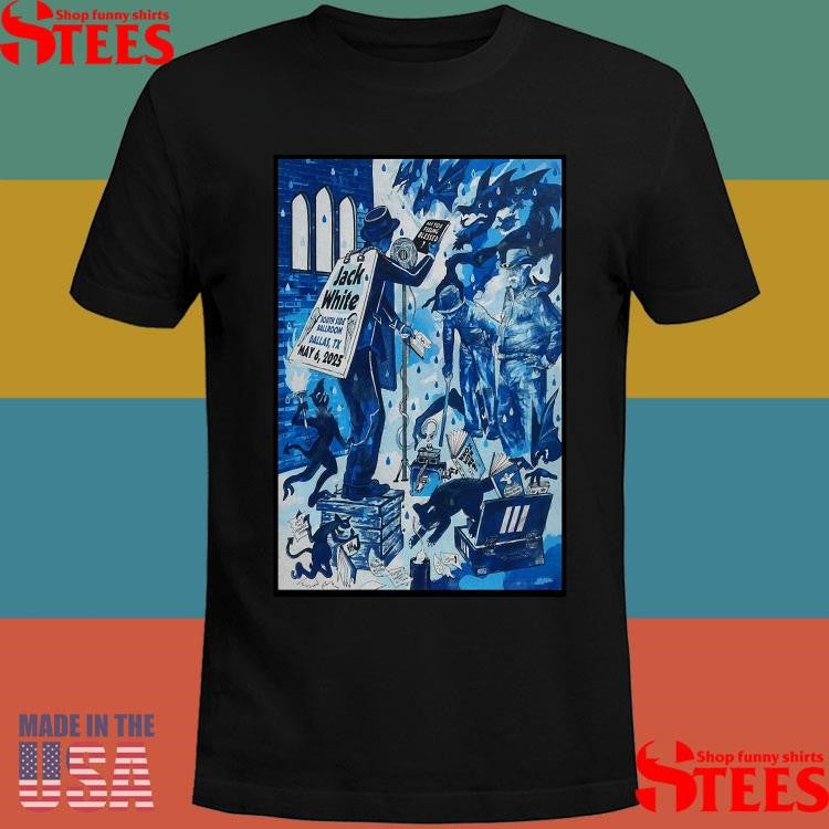 Jack White At South Side Ballroom In Dallas, Tx On May 6 2025 Tour Shirts
