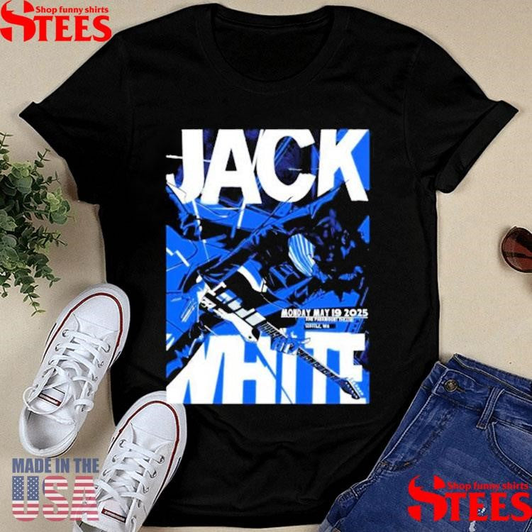Jack White May 19 2025 Paramount Theatre, Seattle, Wa Live Shirts