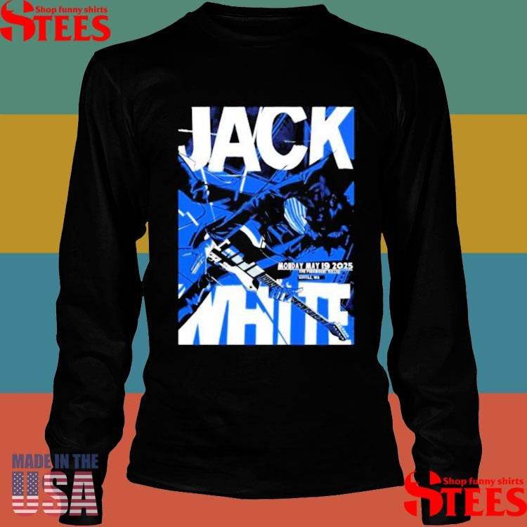 Jack White May 19 2025 Paramount Theatre, Seattle, Wa Live Shirts
