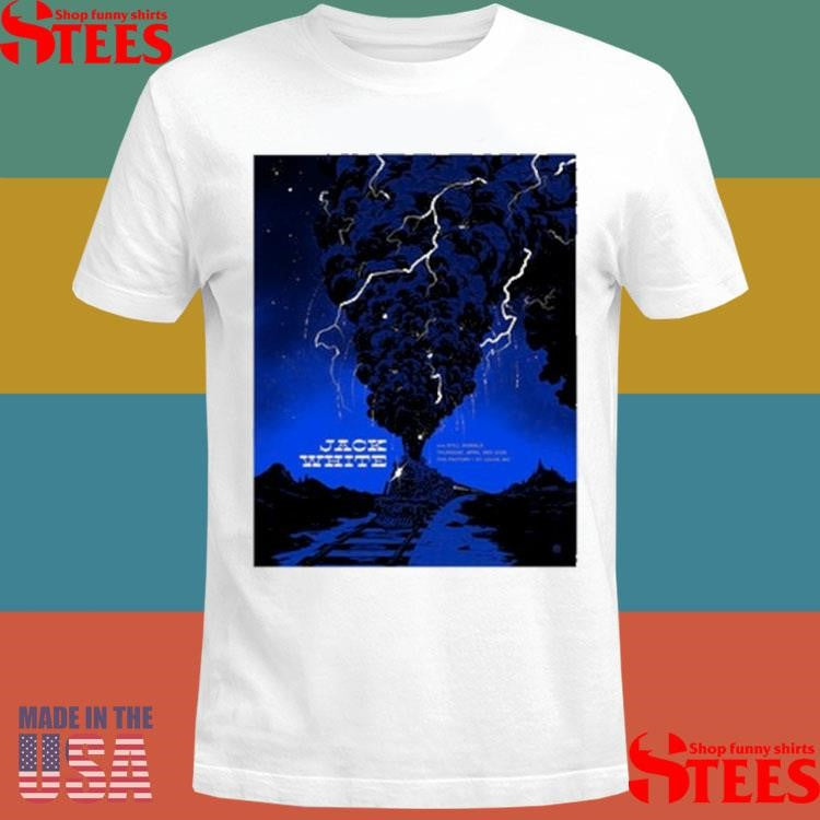 Jack White The Factory St. Louis, MO Apr 3 2025 Tour Shirts