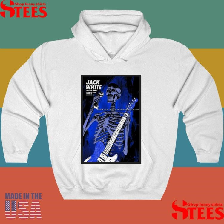 Jack White The Snares Tour May 26 2025 Sacramento Skeleton Shirts