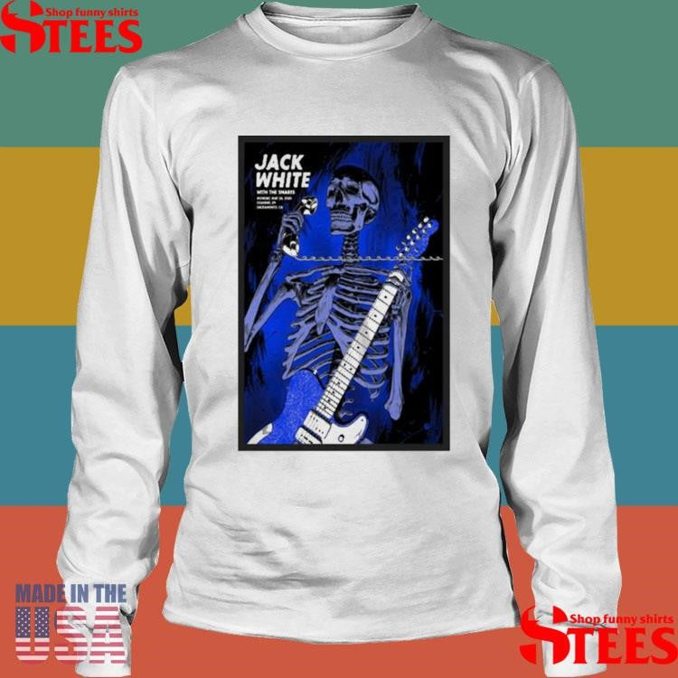 Jack White The Snares Tour May 26 2025 Sacramento Skeleton Shirts
