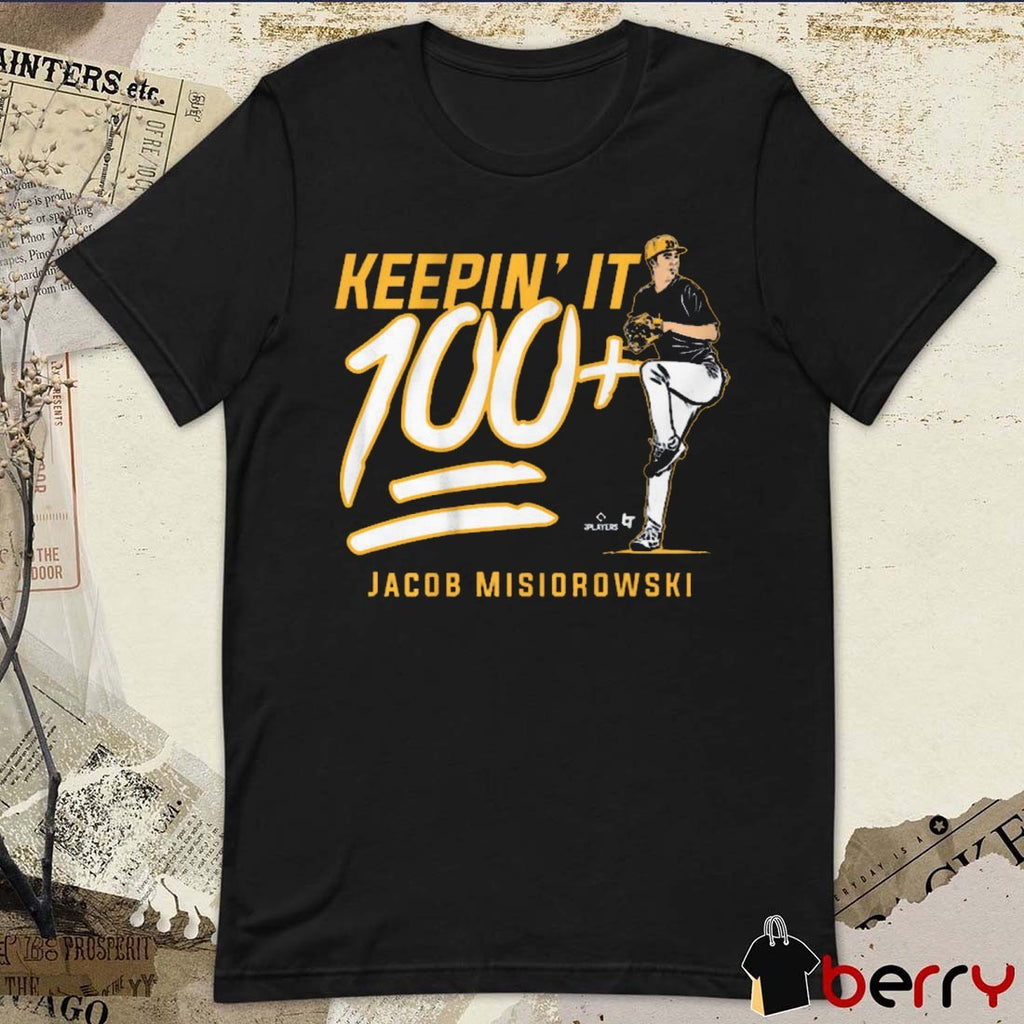 Jacob Misiorowski Keepin’ It 100+ Milwaukee Brewers MLB Graphic t-shirt