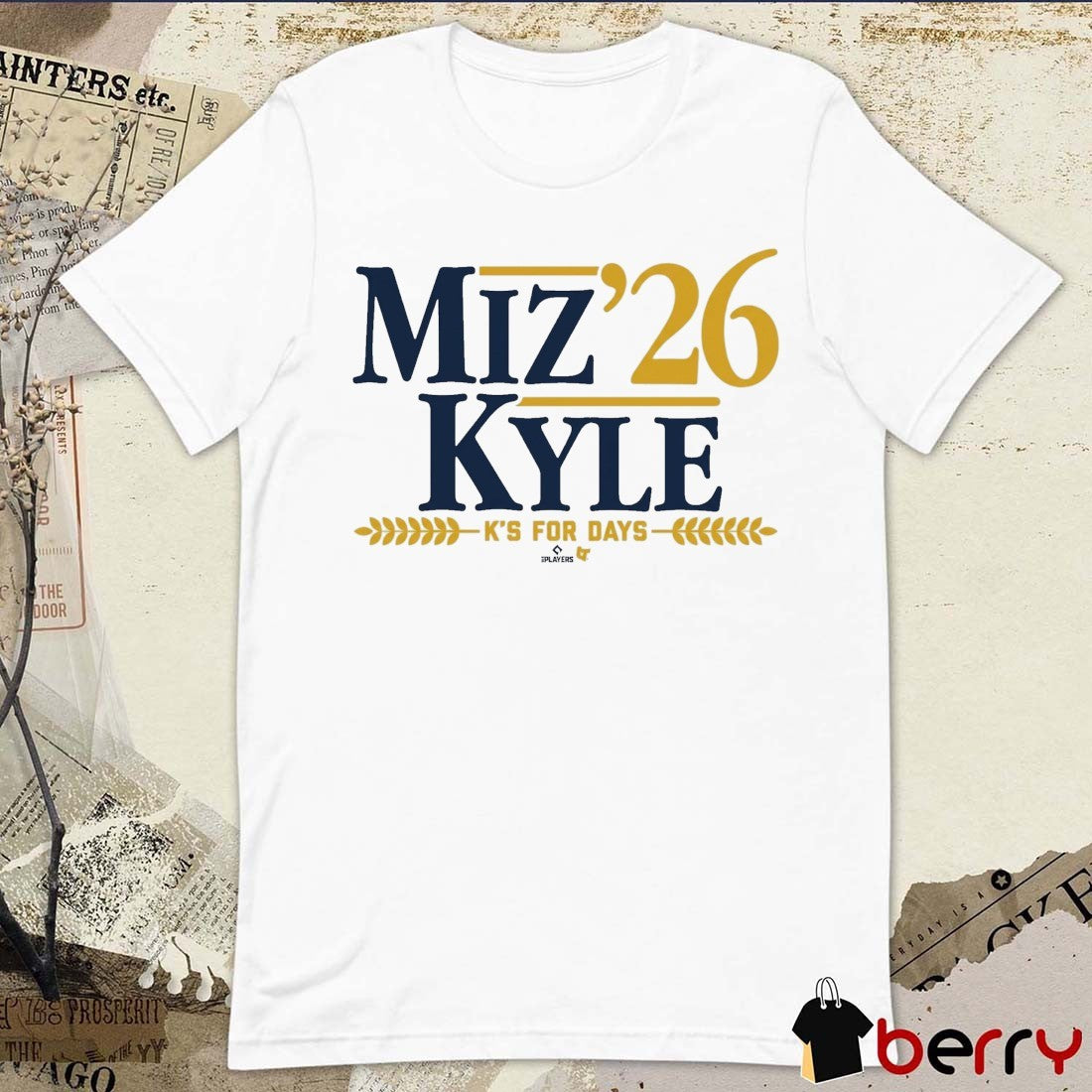 Jacob Misiorowski and Kyle Harrison Miz-Kyle ’26 K’s For Days Milwaukee Brewers MLB t-shirt