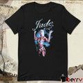 Jade Cargill Ripple Junction Chrome Text Graphic WWE t-shirt