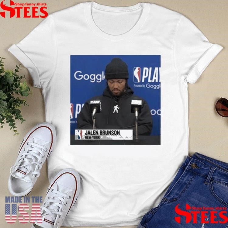 Jalen Brunson Press Conference Shirts