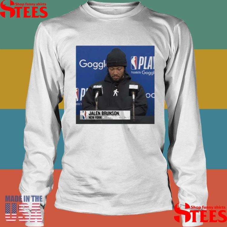 Jalen Brunson Press Conference Shirts