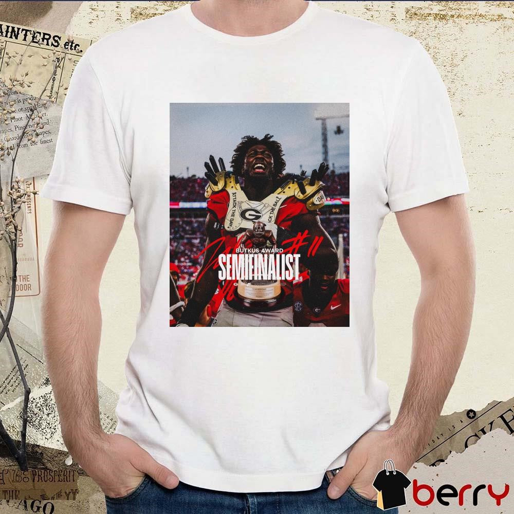 Jalon Walker Georgia Bulldogs Butkus Award Semifinalist Poster t-shirt
