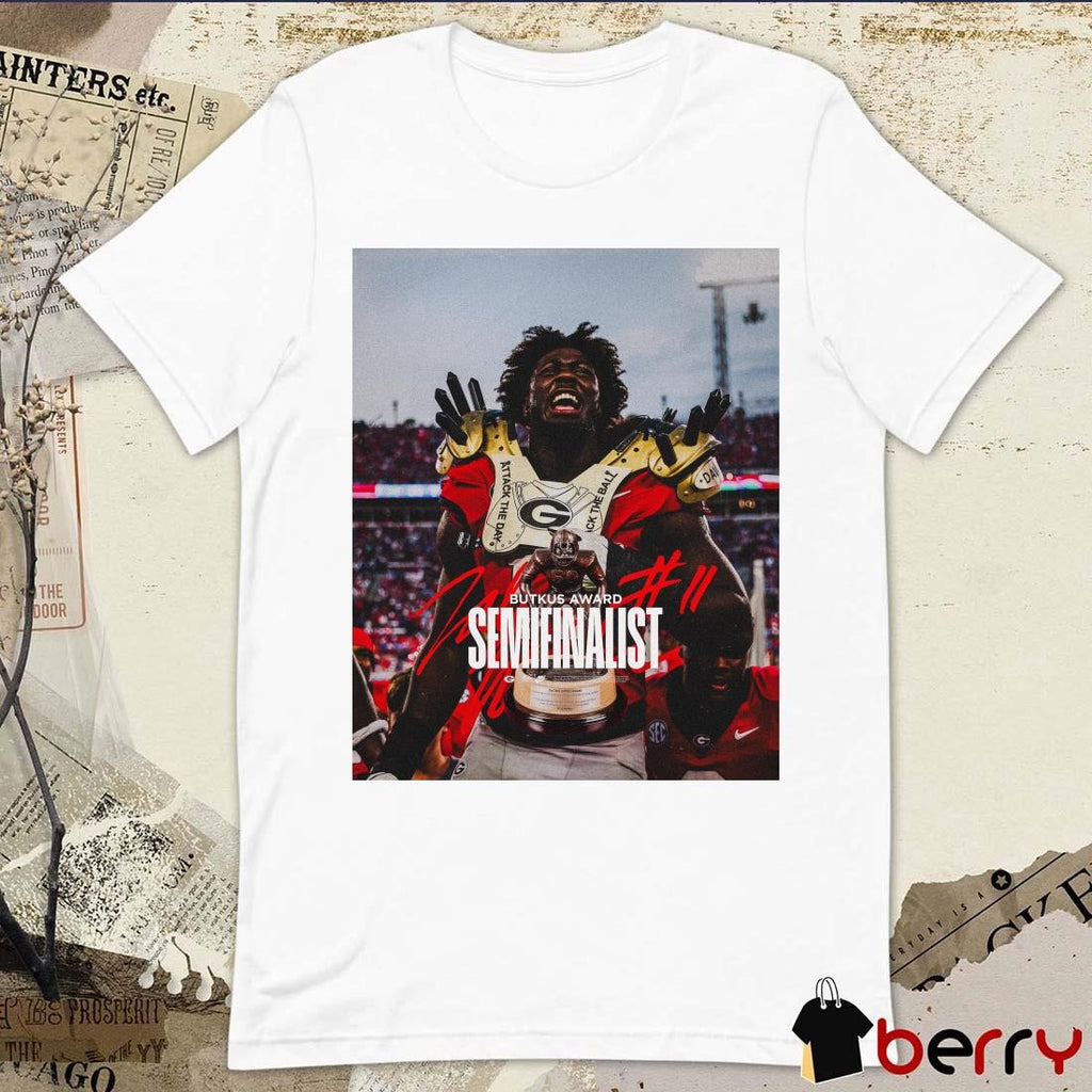 Jalon Walker Georgia Bulldogs Butkus Award Semifinalist Poster t-shirt
