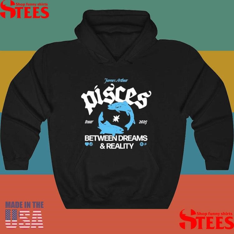 James Arthur Pisces Between Dreams And Reality Tour 2025 Shirts
