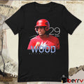 James Wood Breakout Series #29 Washington DC Washington Nationals MLB Signature Portrait t-shirt
